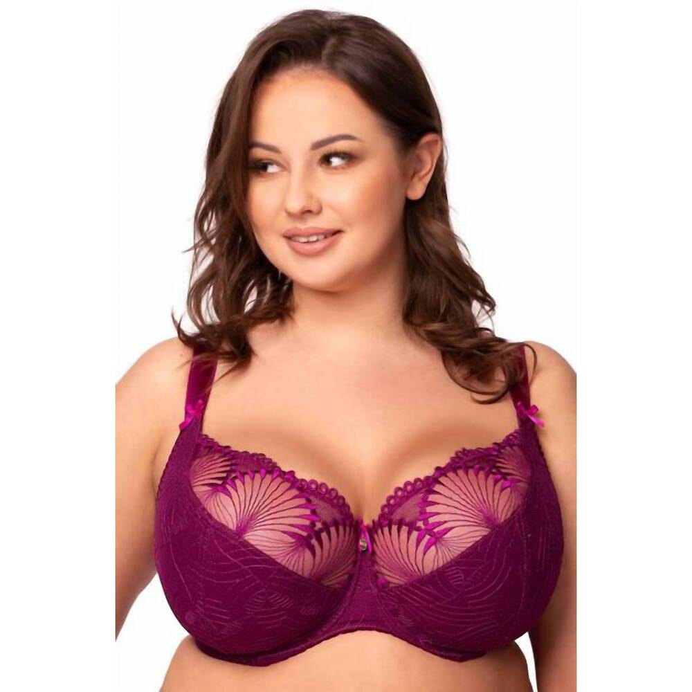 NEW NESSA selena underwire soft balcony bra in lavender